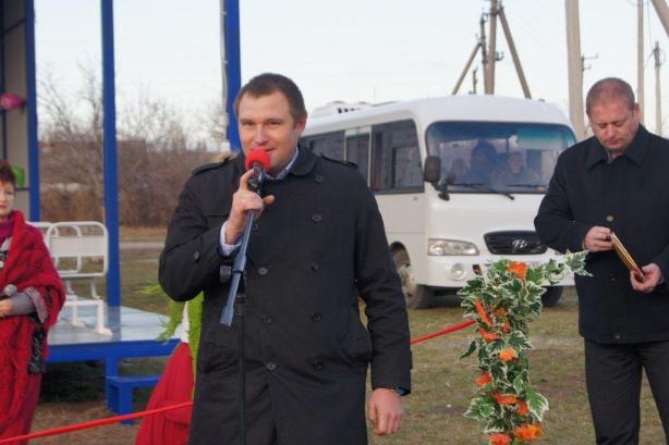 открытие концертной площадки и детского городка